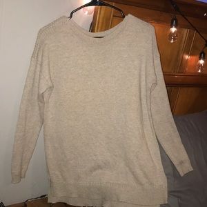 Tan long sleeve sweater, size small.